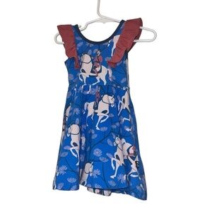 Rags to Raches girls blueDisney Mulan twirl Dress Sz 2T